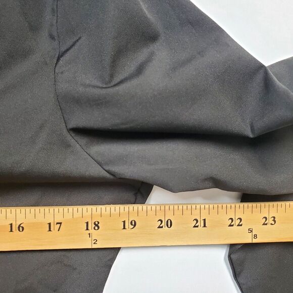 Lily Coco Women's Classic Black Ruched Bodysuit Size XL Long Sleeve - Picture 9 of 12